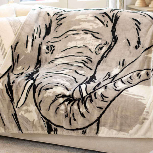 Elephant Fleece Blanket