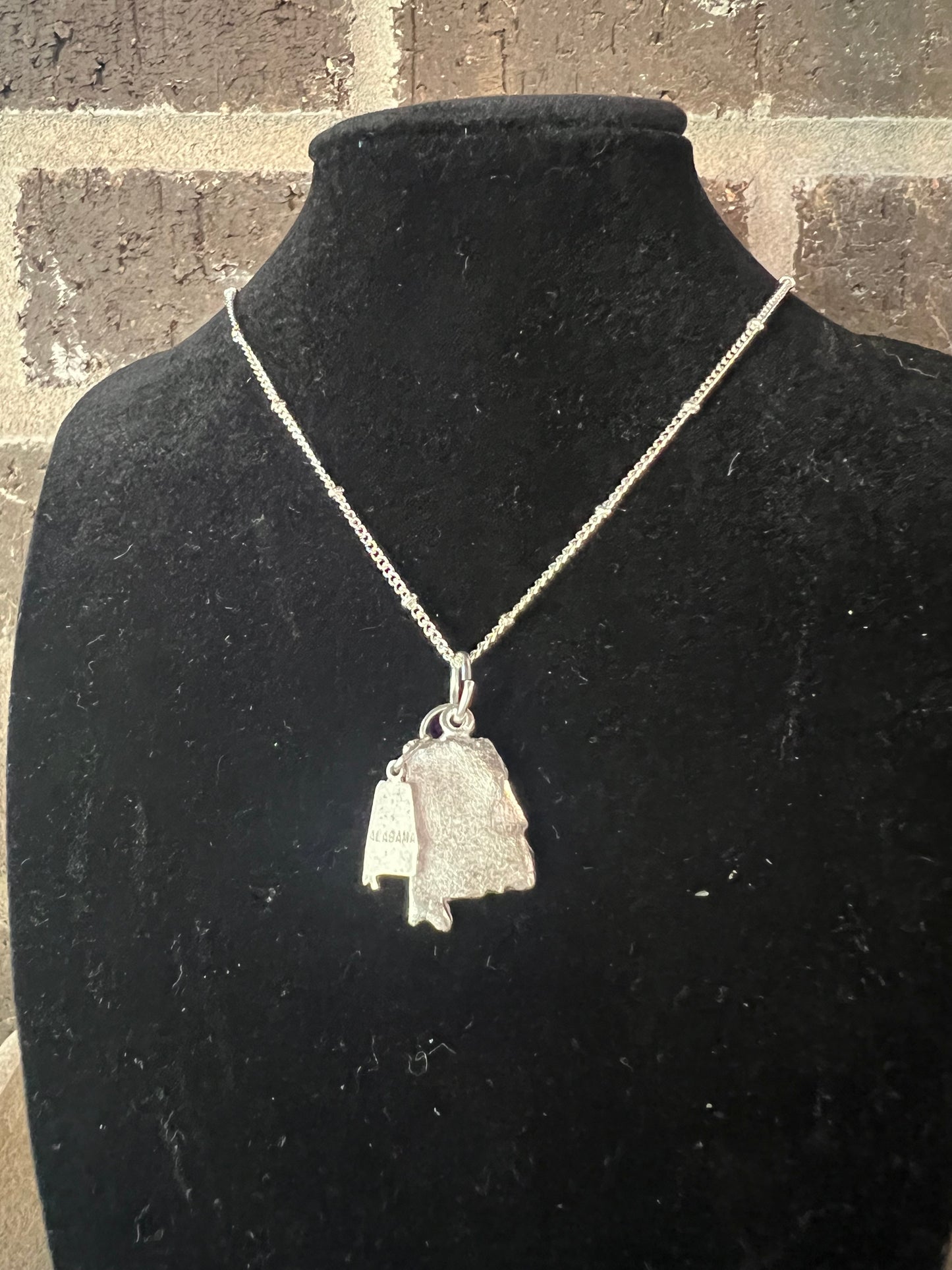 Susan Shaw State of Alabama Necklace