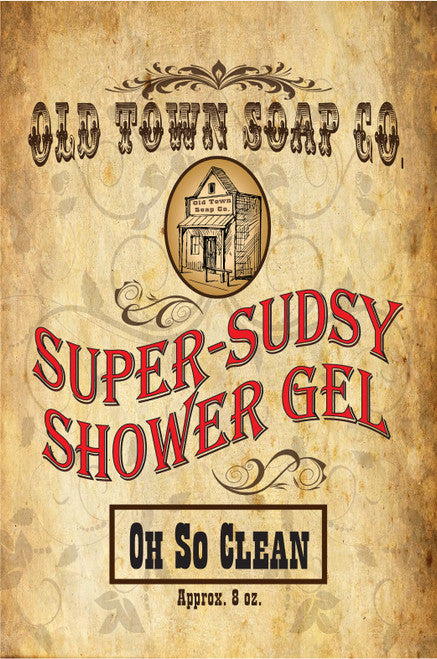 Super-Sudsy Shower Gel - Old Town Soap Co.