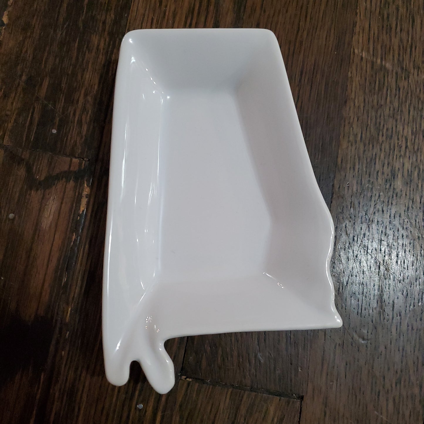 White Alabama Platter, State