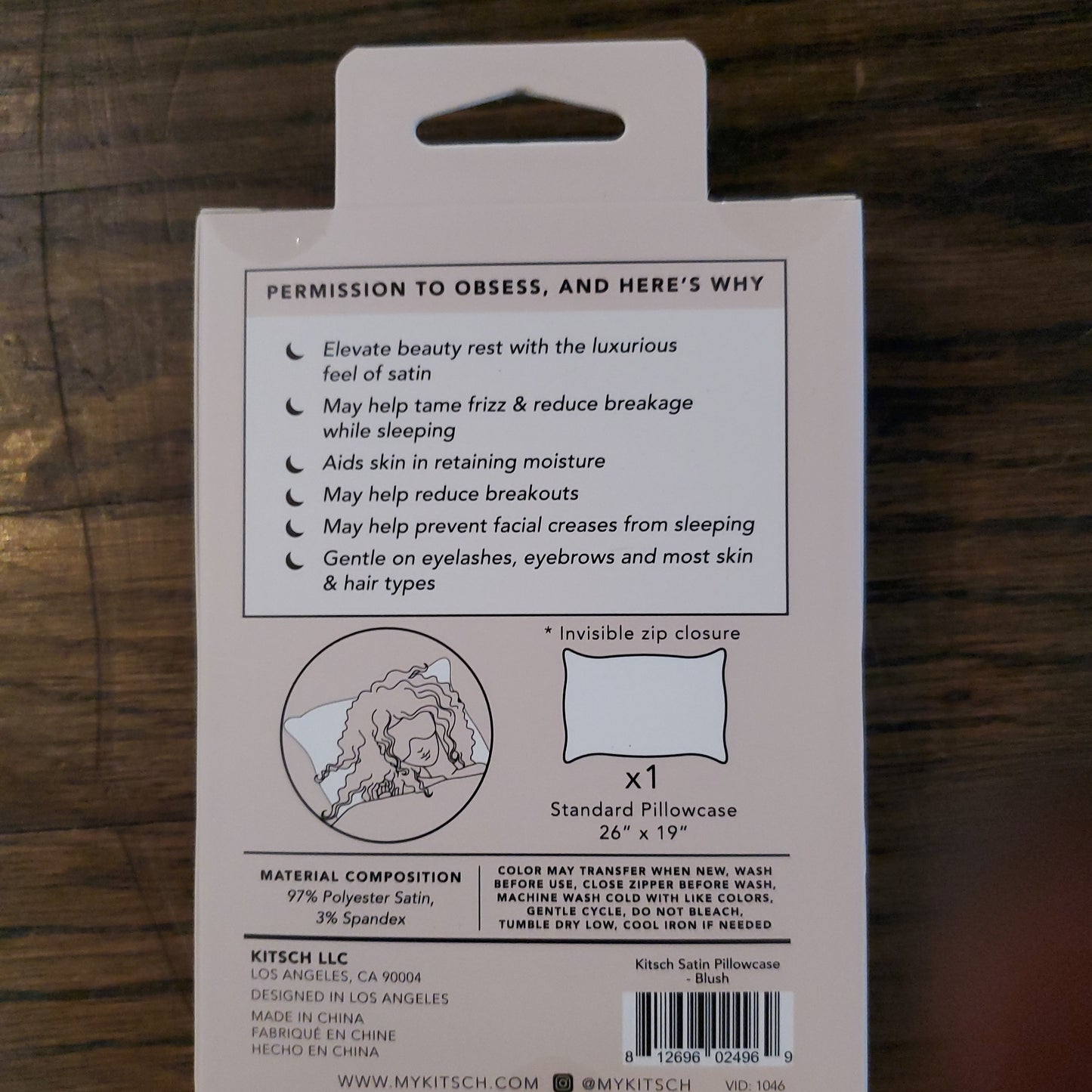 Kitsch Satin Pillowcase