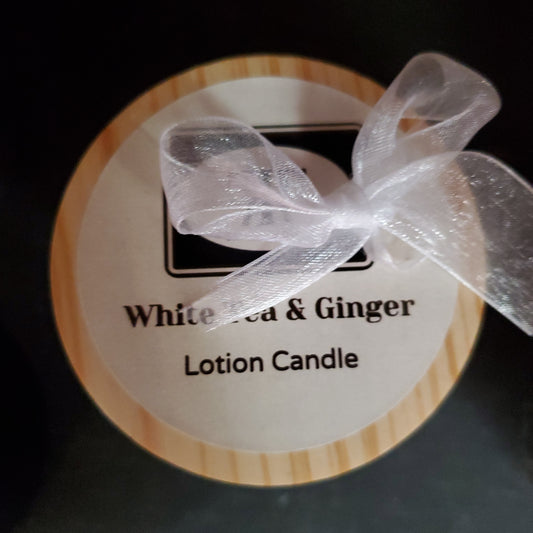 Candles and Cream Lotion Candles - White Tea & Ginger