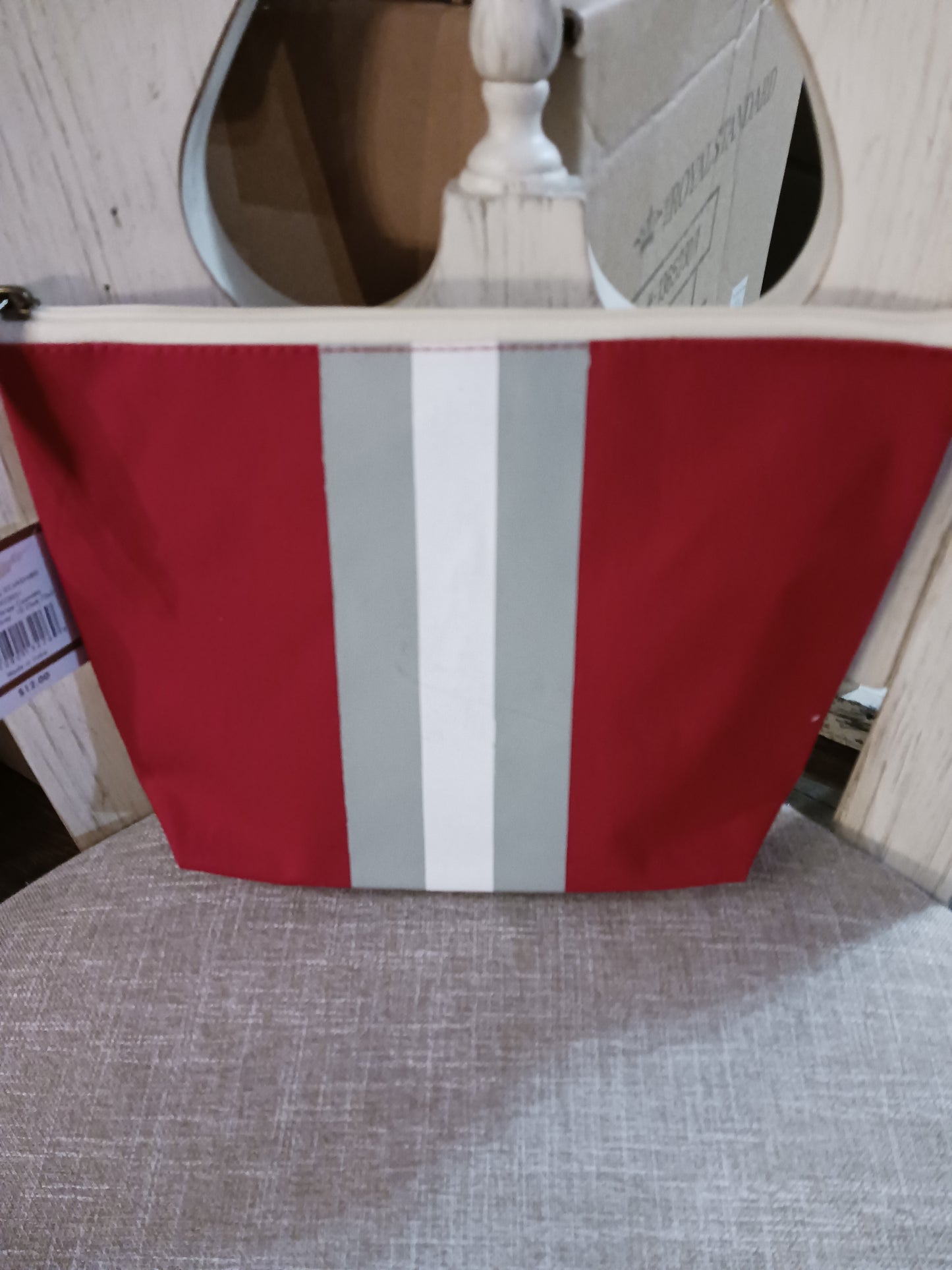 Campus Stripe Cosmetic Bag