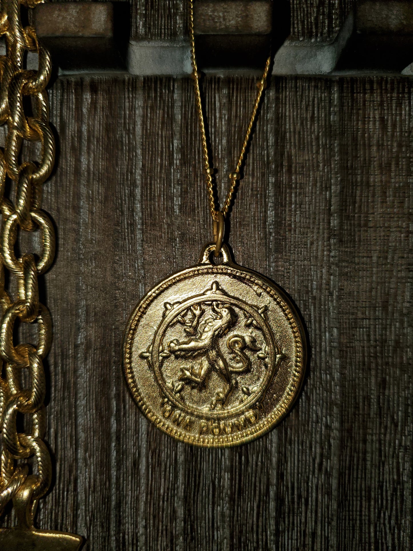Susan Shaw Dainty Queen Elizabeth II Coin Necklace