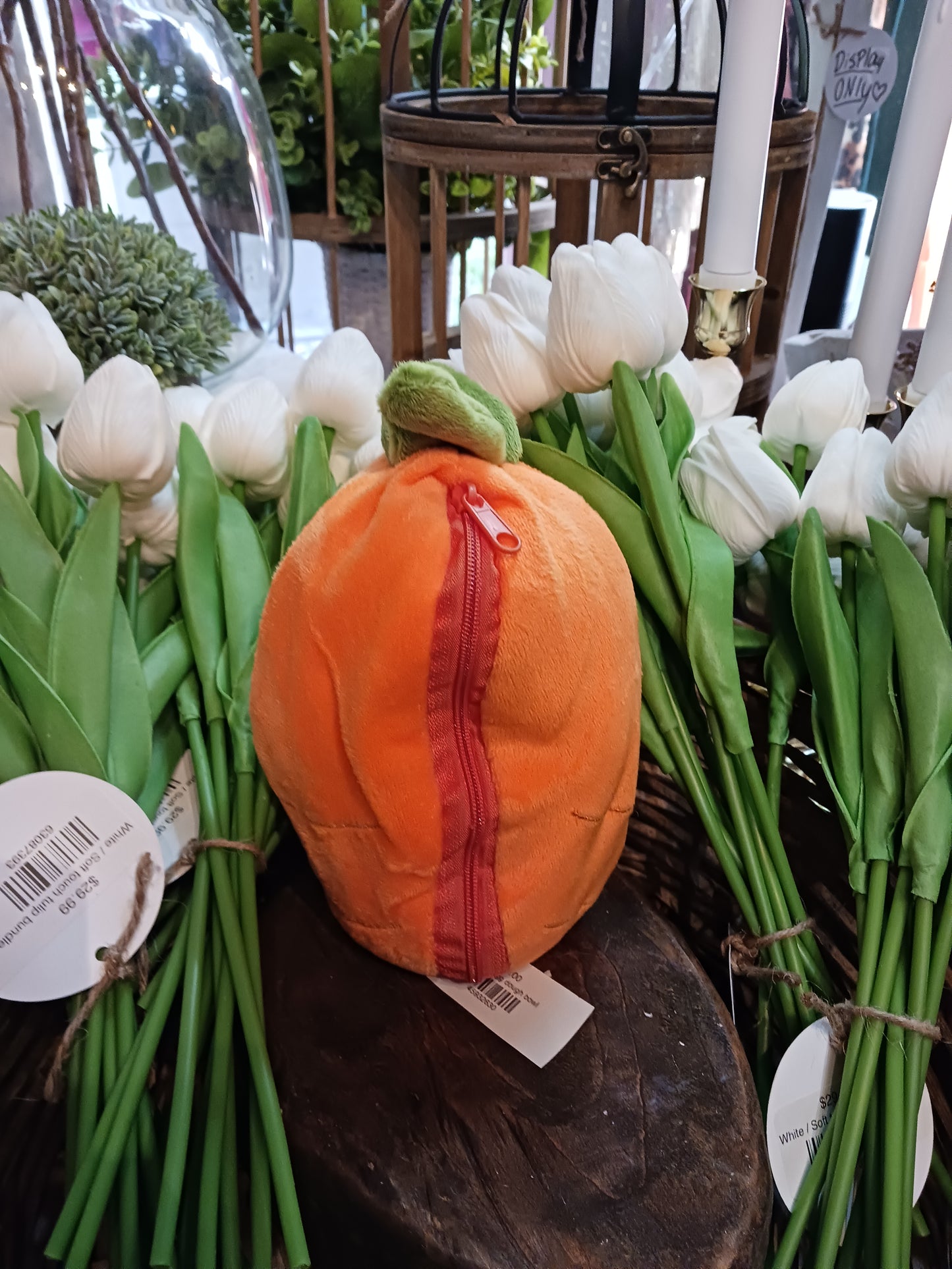 Plush Carrot Bunny Zip Up