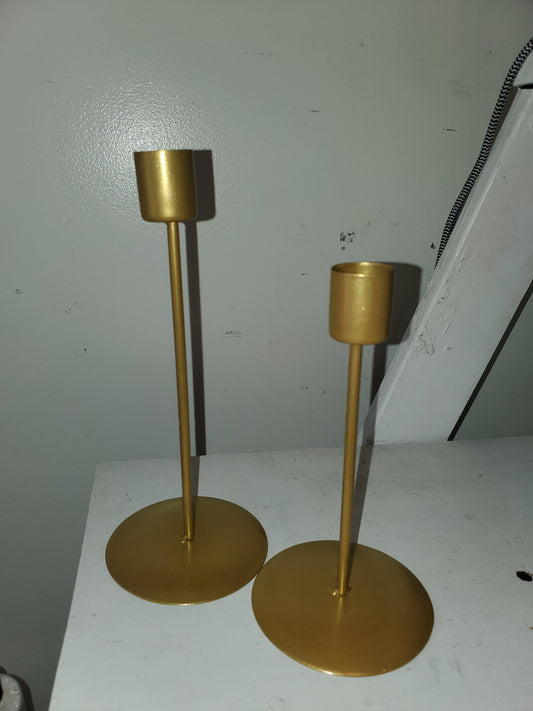 Candlesticks - Flat Bottom (set of 2)
