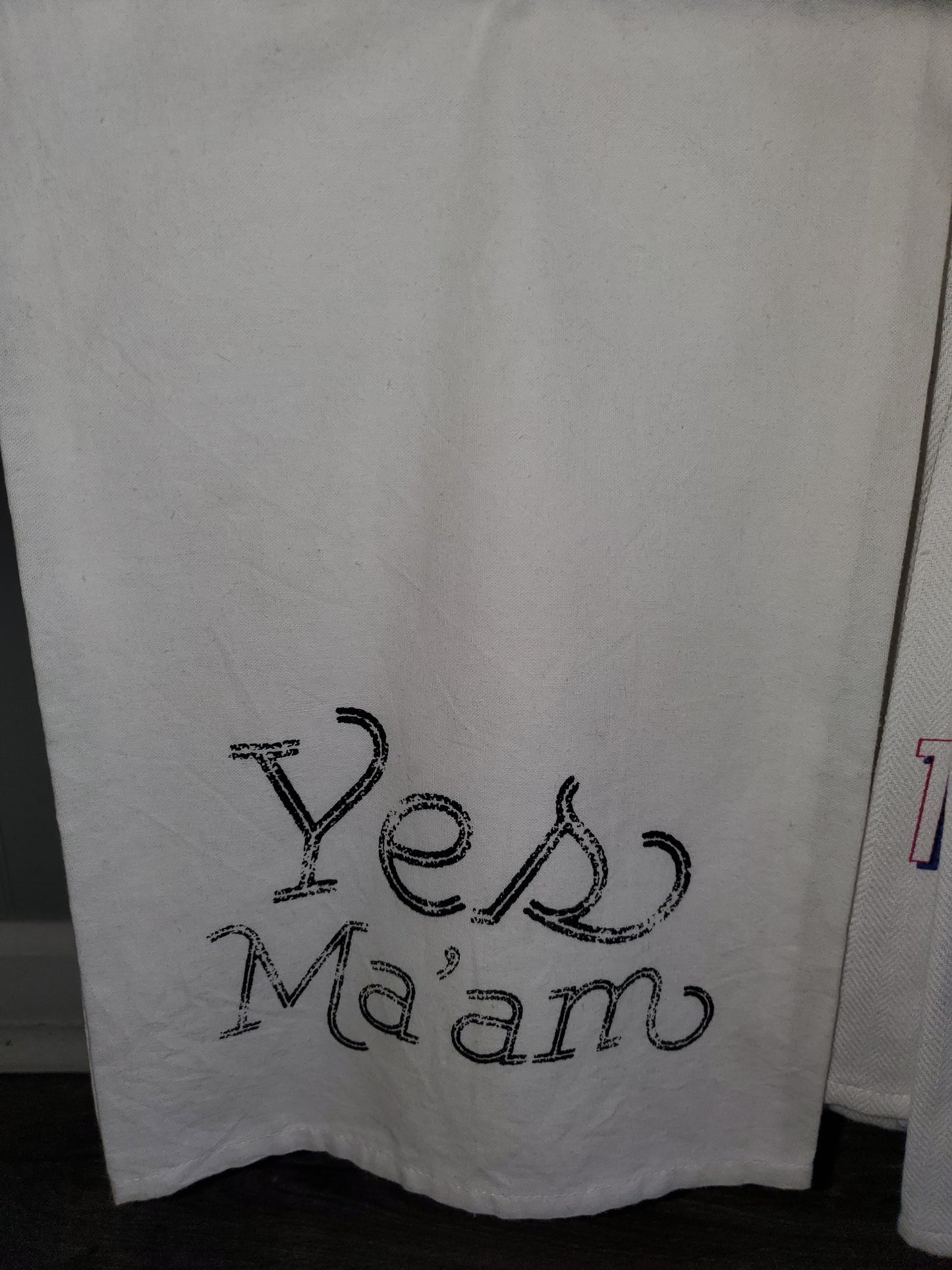 Tea Towel - Yes Ma'am