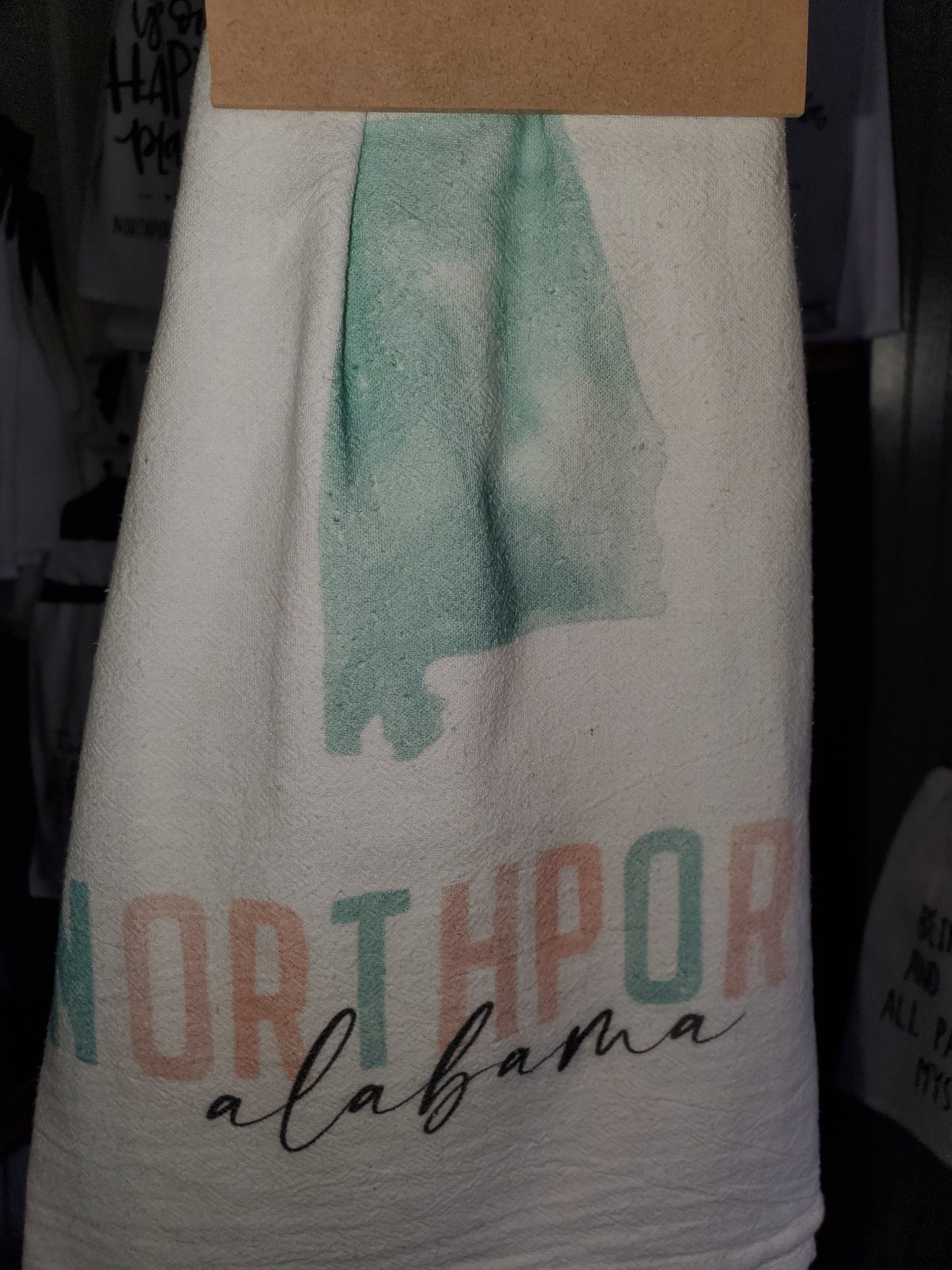 Tea Towel - Alabama Watercolor (Tuscaloosa & Northport)