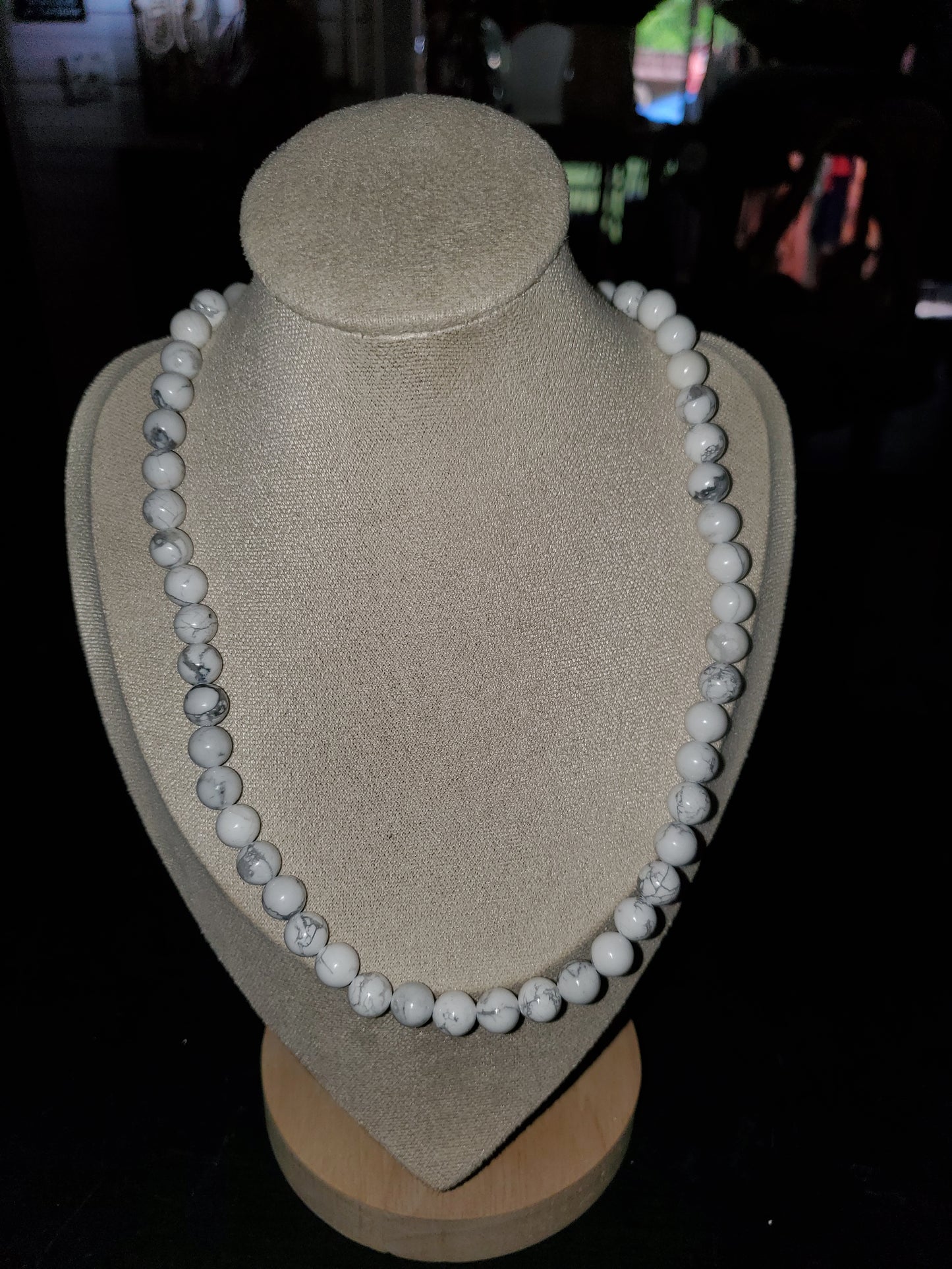 Marble Beaded Necklace
