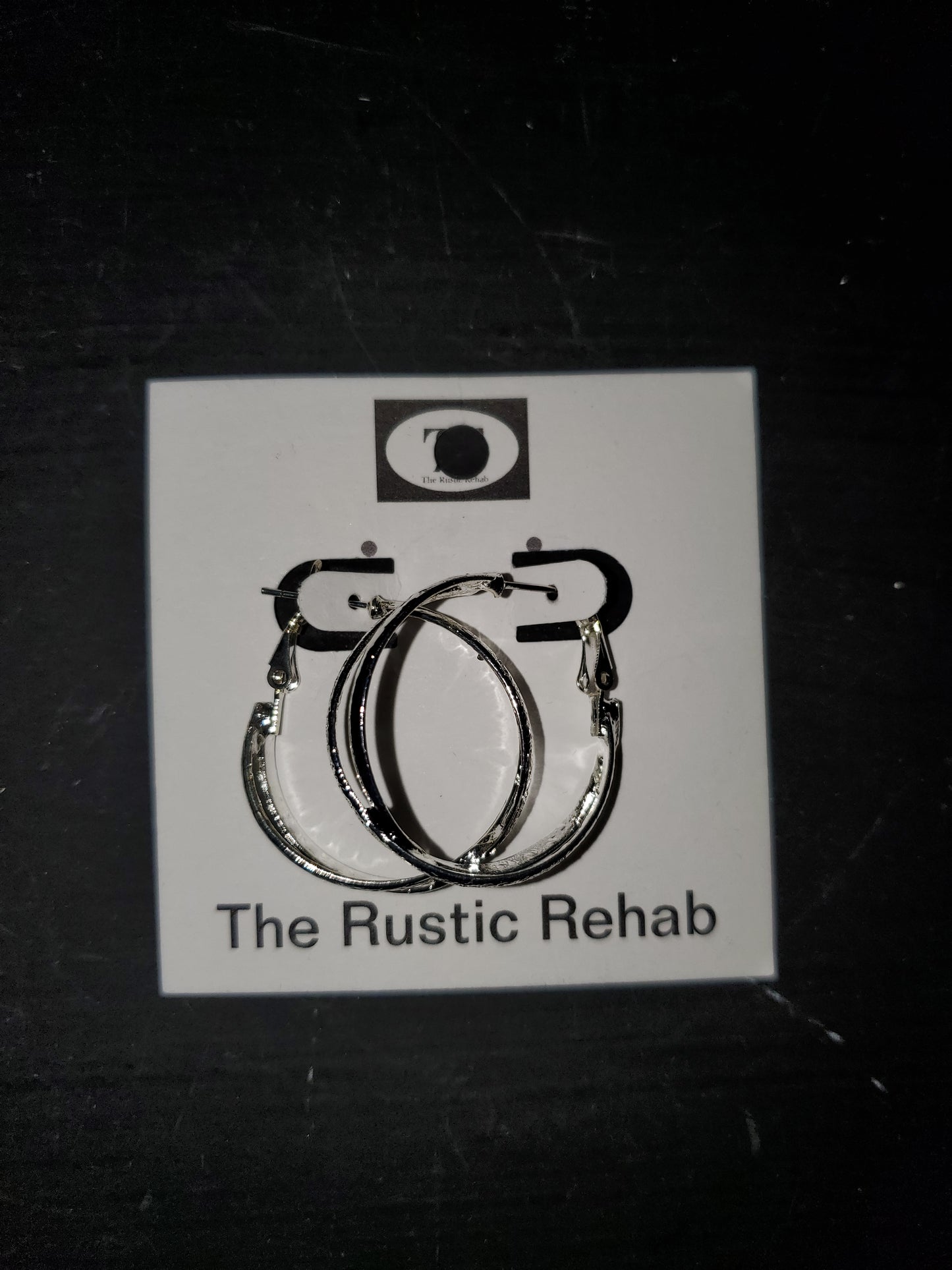 Twisted Silver Hoops