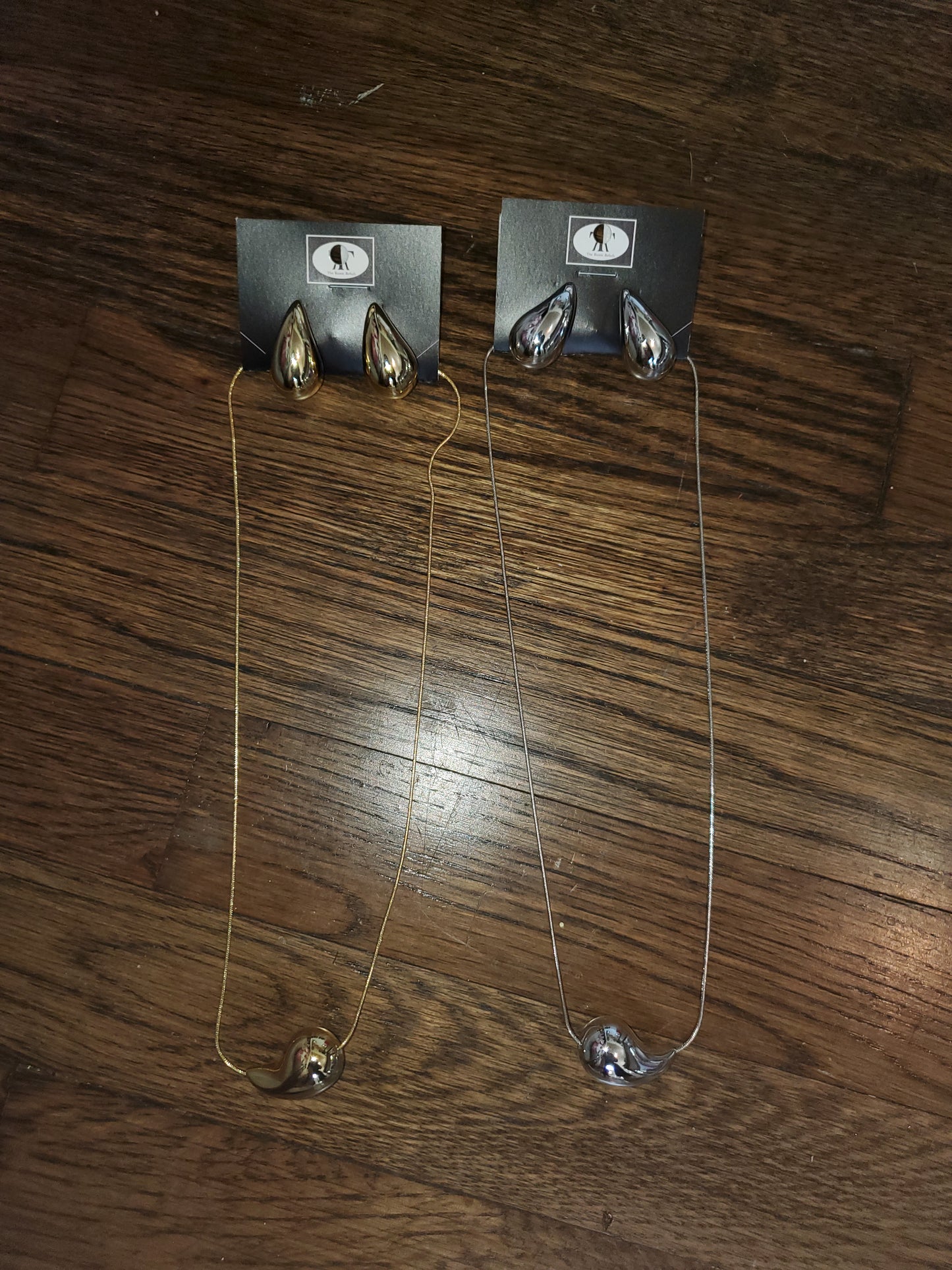 Bottega Dupe Earring & Necklace Set