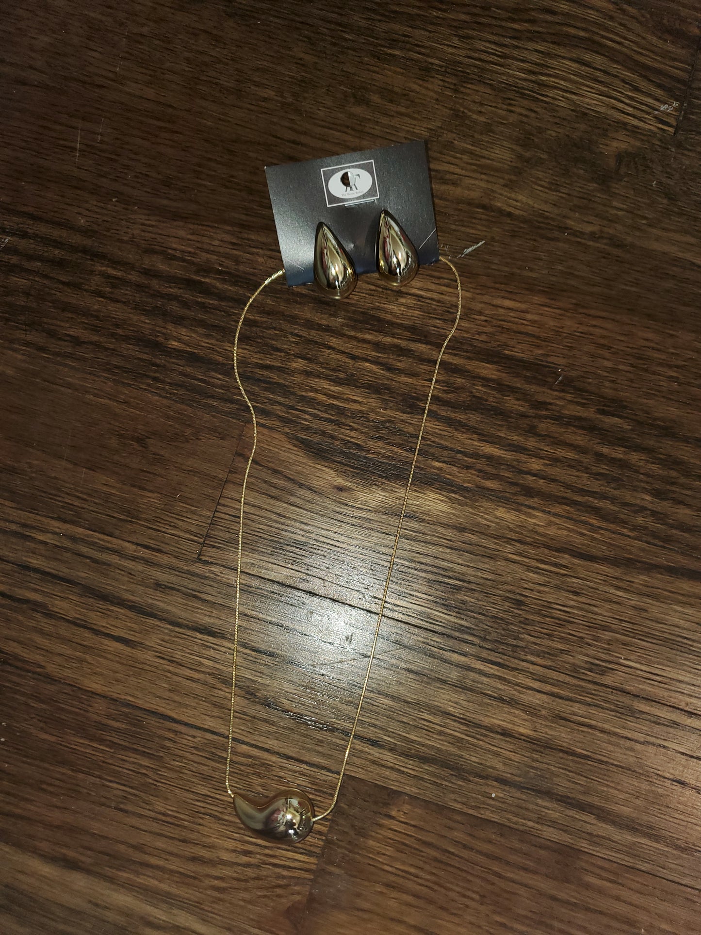 Bottega Dupe Earring & Necklace Set