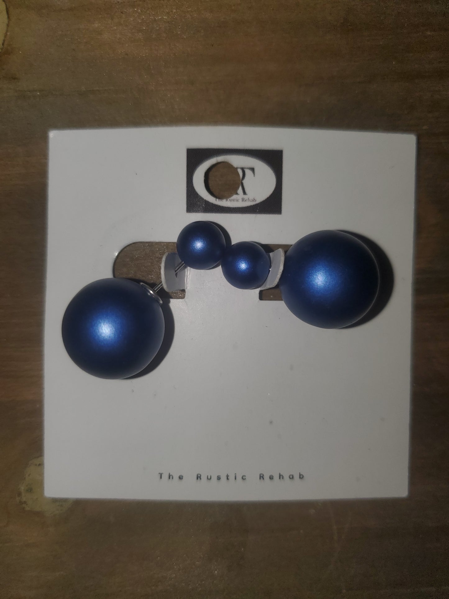 Double Stud Ball Earrings
