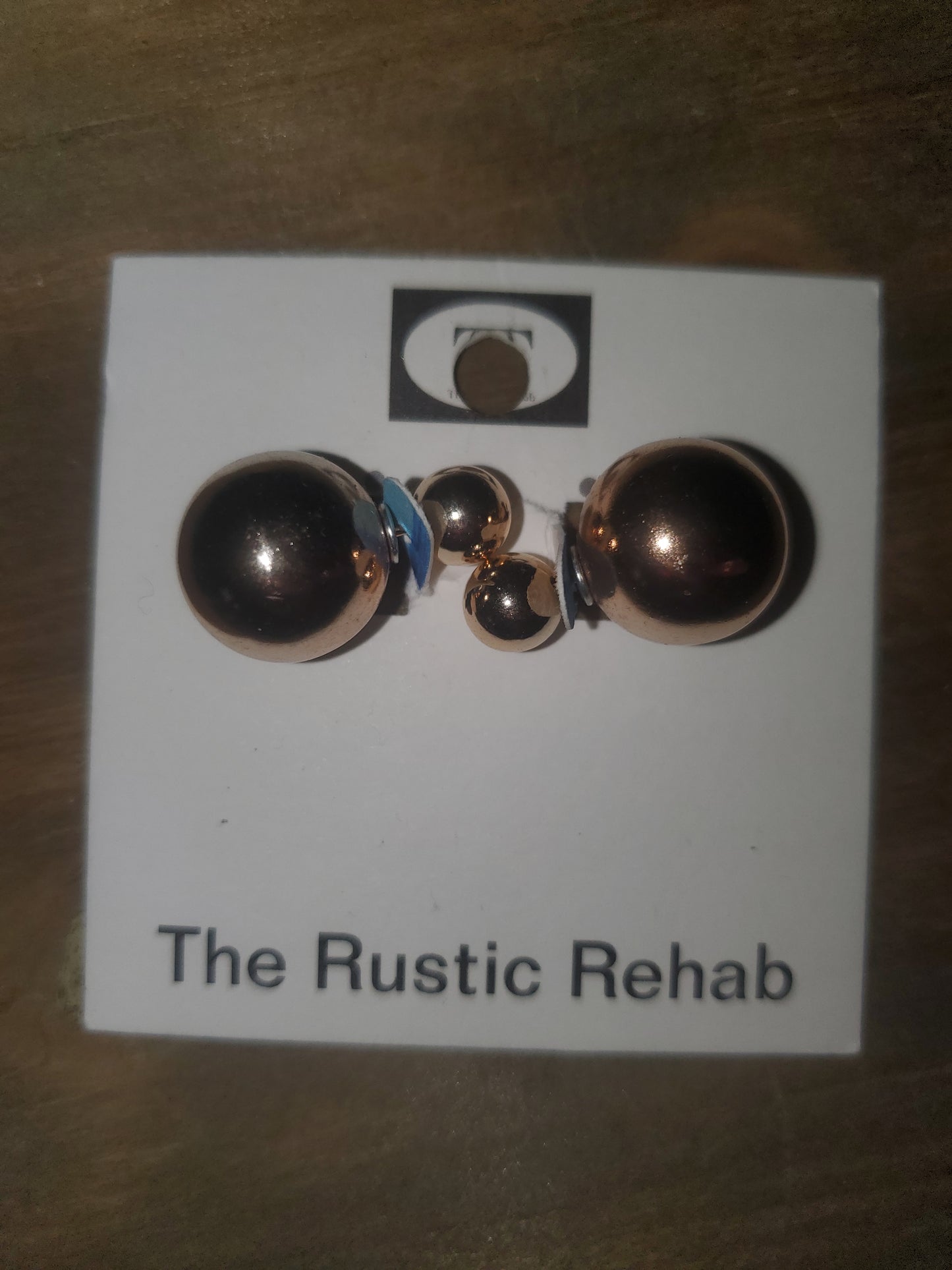 Double Stud Ball Earrings
