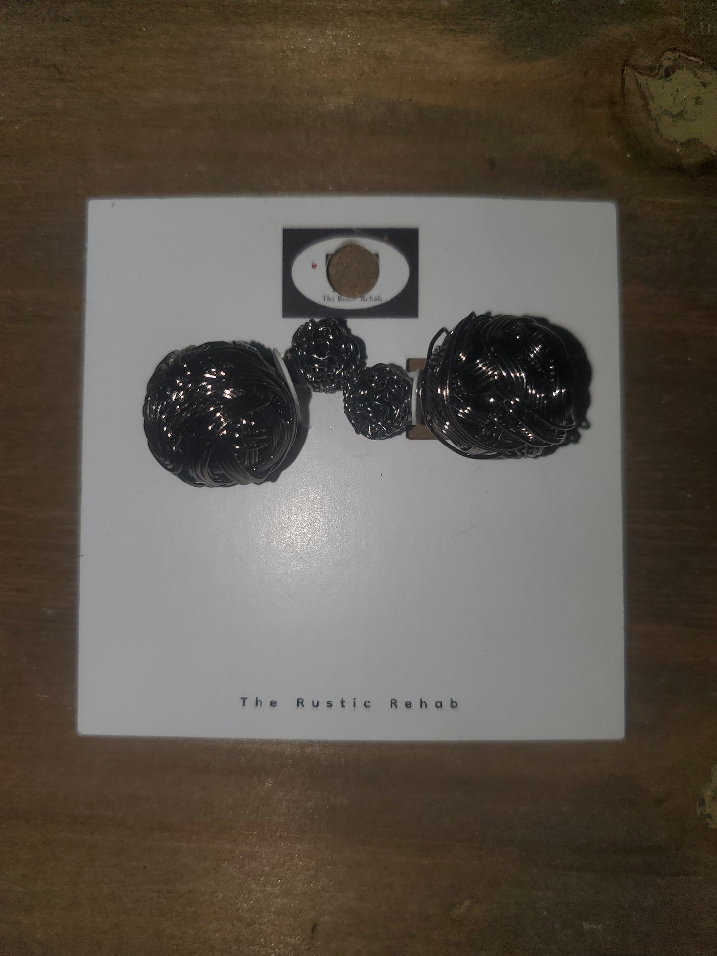 Double Stud Ball Earrings