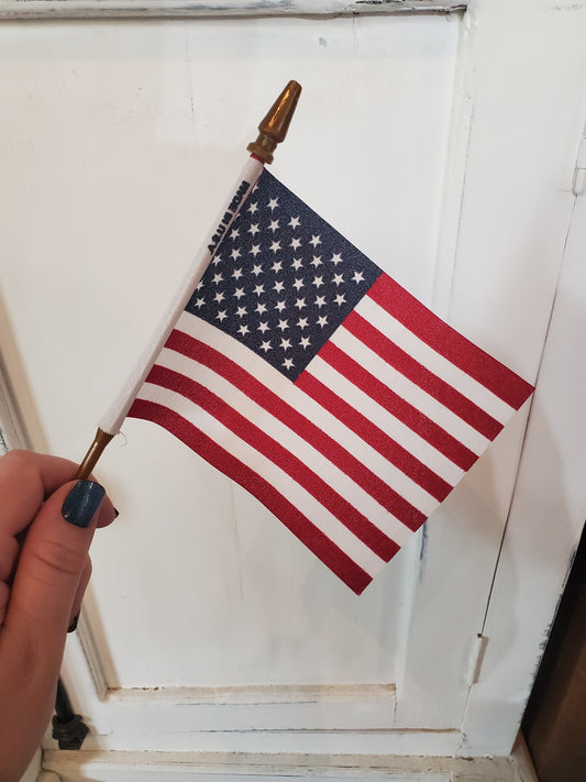 Handheld American Flags (set of 4)