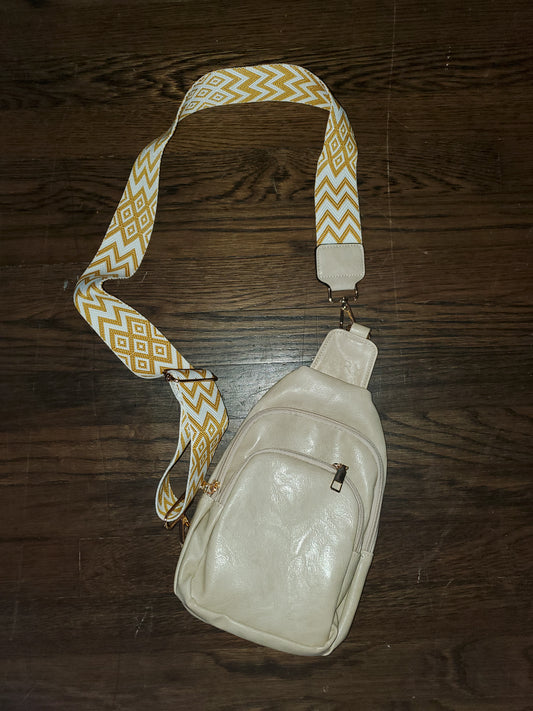 Ivory Sling Crossbody Bag