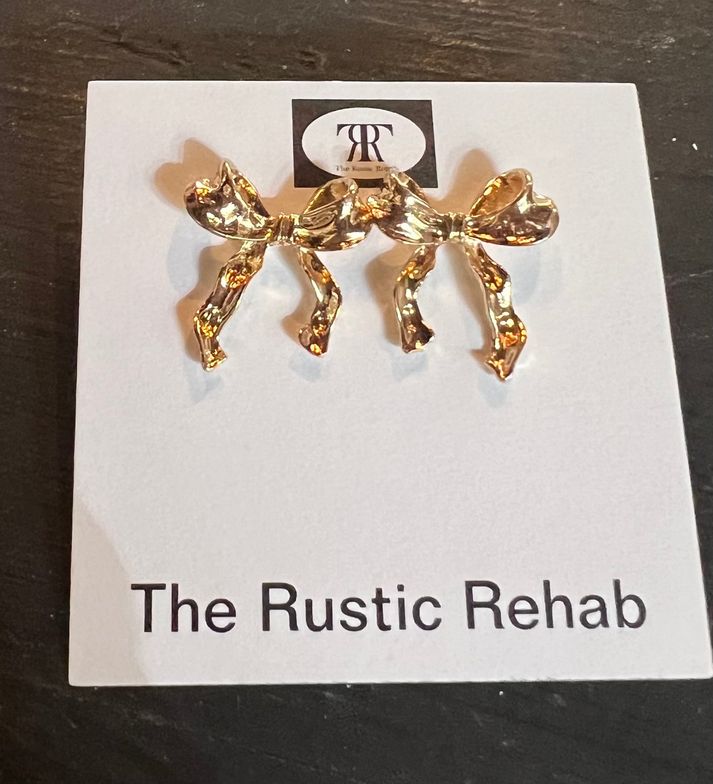 Ribbon Style Bow Earrings
