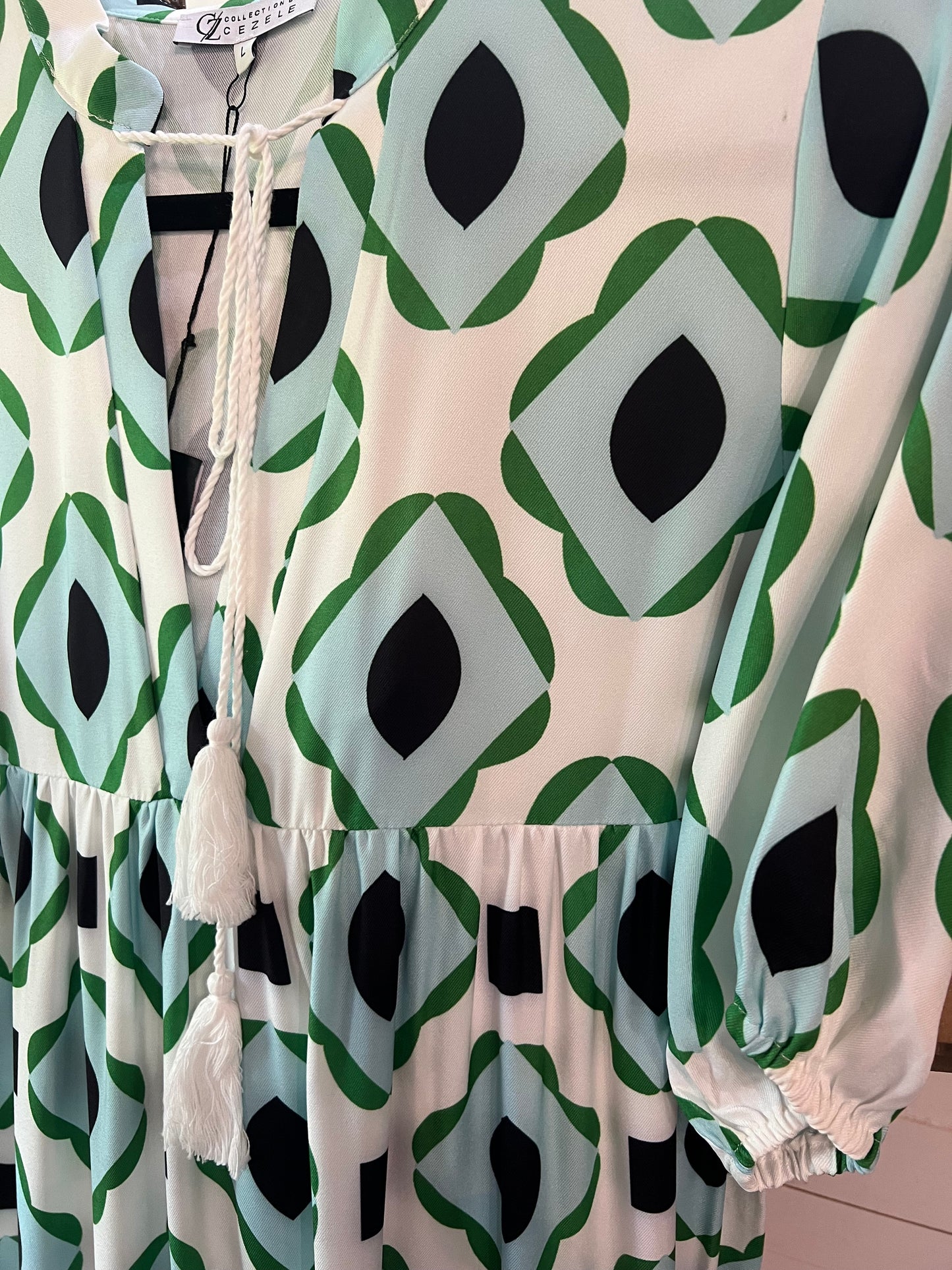 Lantern Sleeve Dress