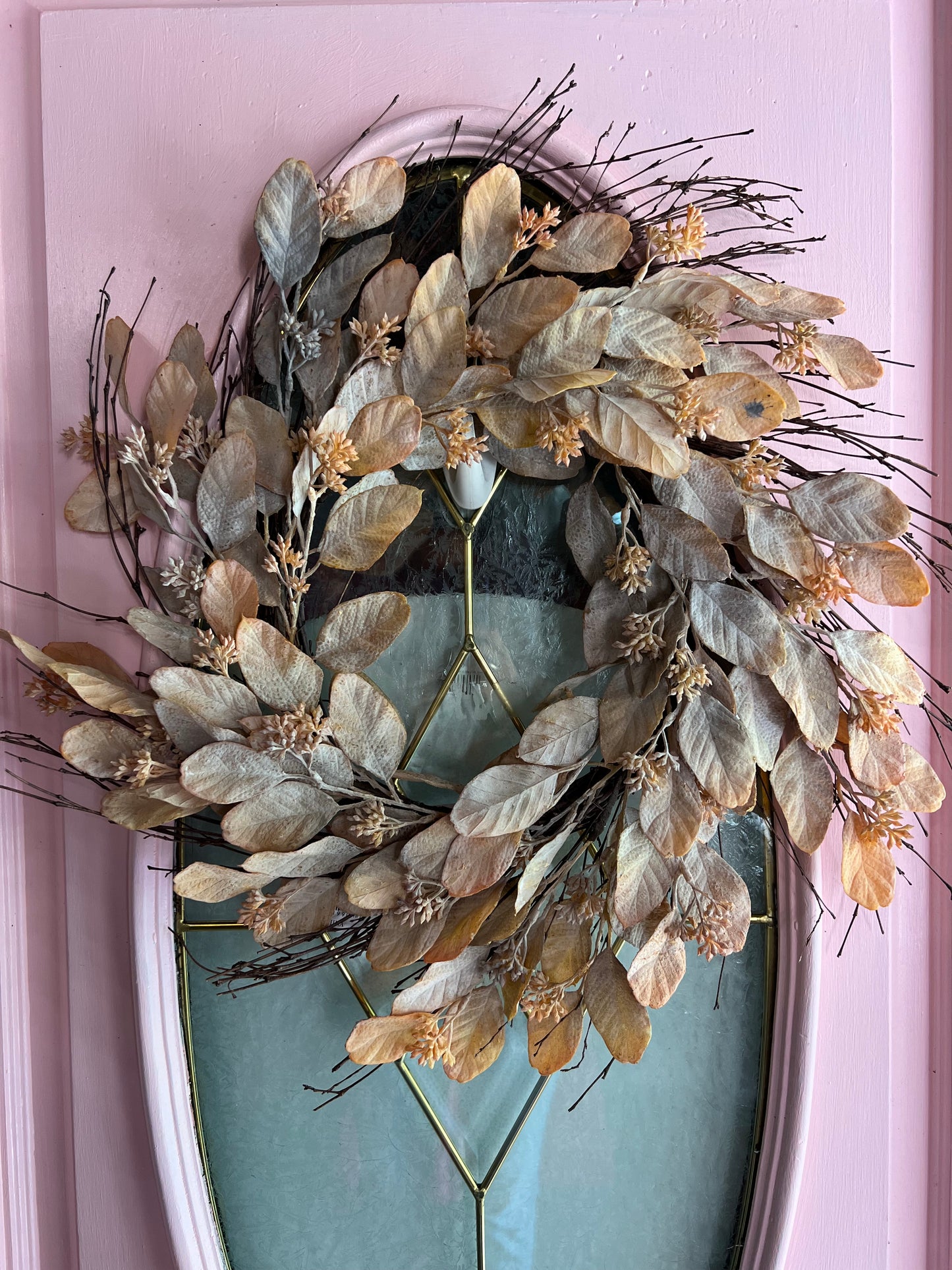 Fall Apple Leaf Wreath
