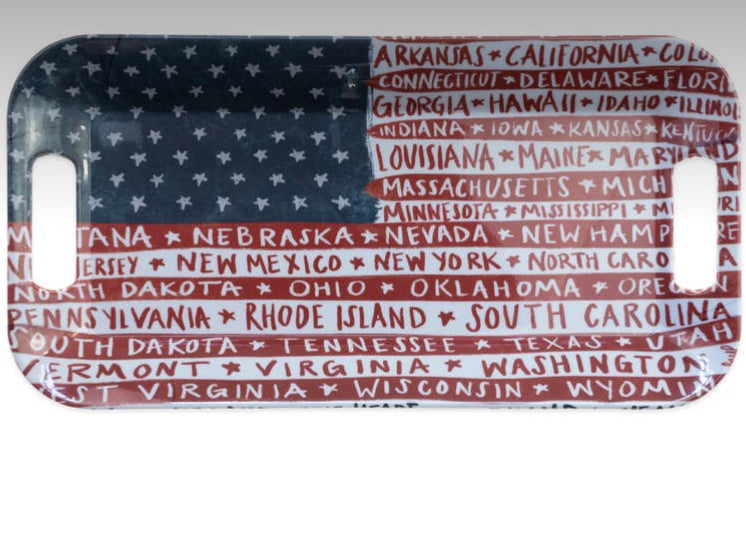 One Flag One Nation Melamine Tray