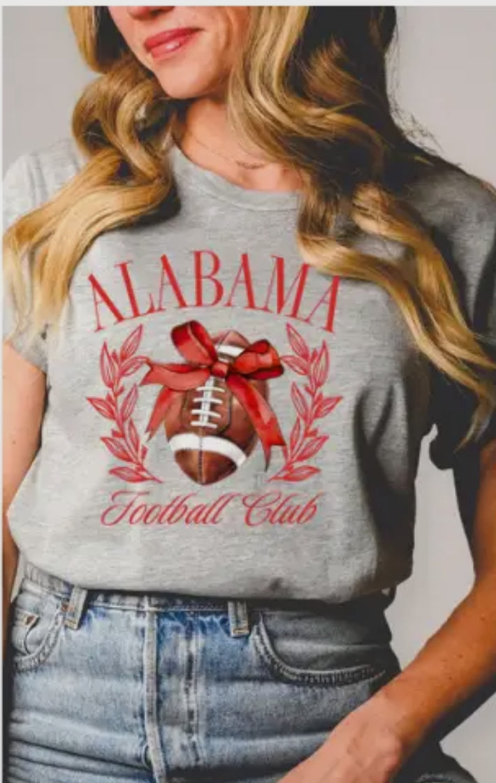 Alabama Football with Bow