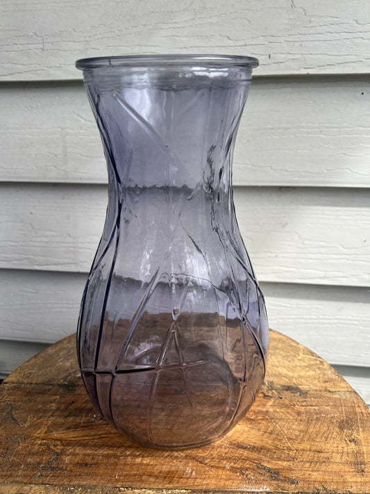 Lavender Glass Vase