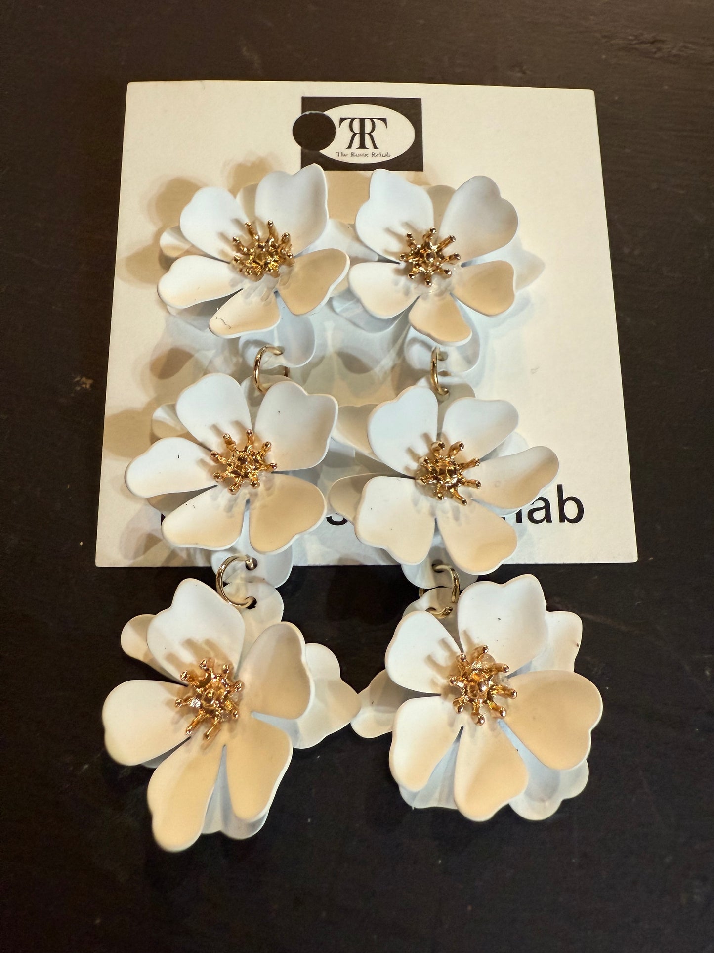 Flower earrings