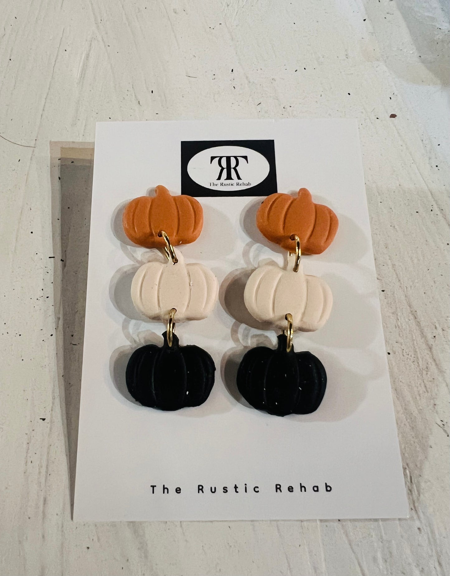 Triple Pumpkin Earrings