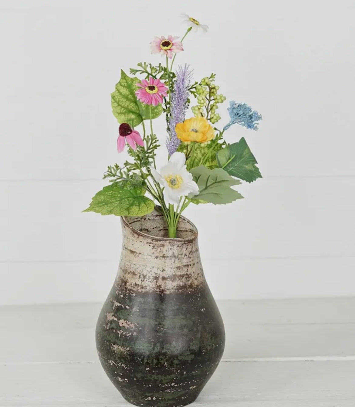 Wildflower Daisy Faux Floral Stem