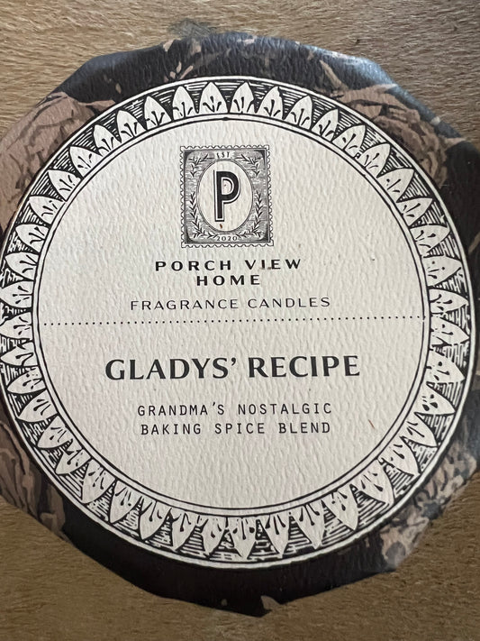 Porch View Home Candles - Gladys’ Recipe