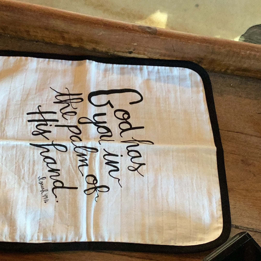 Organic burp cloth