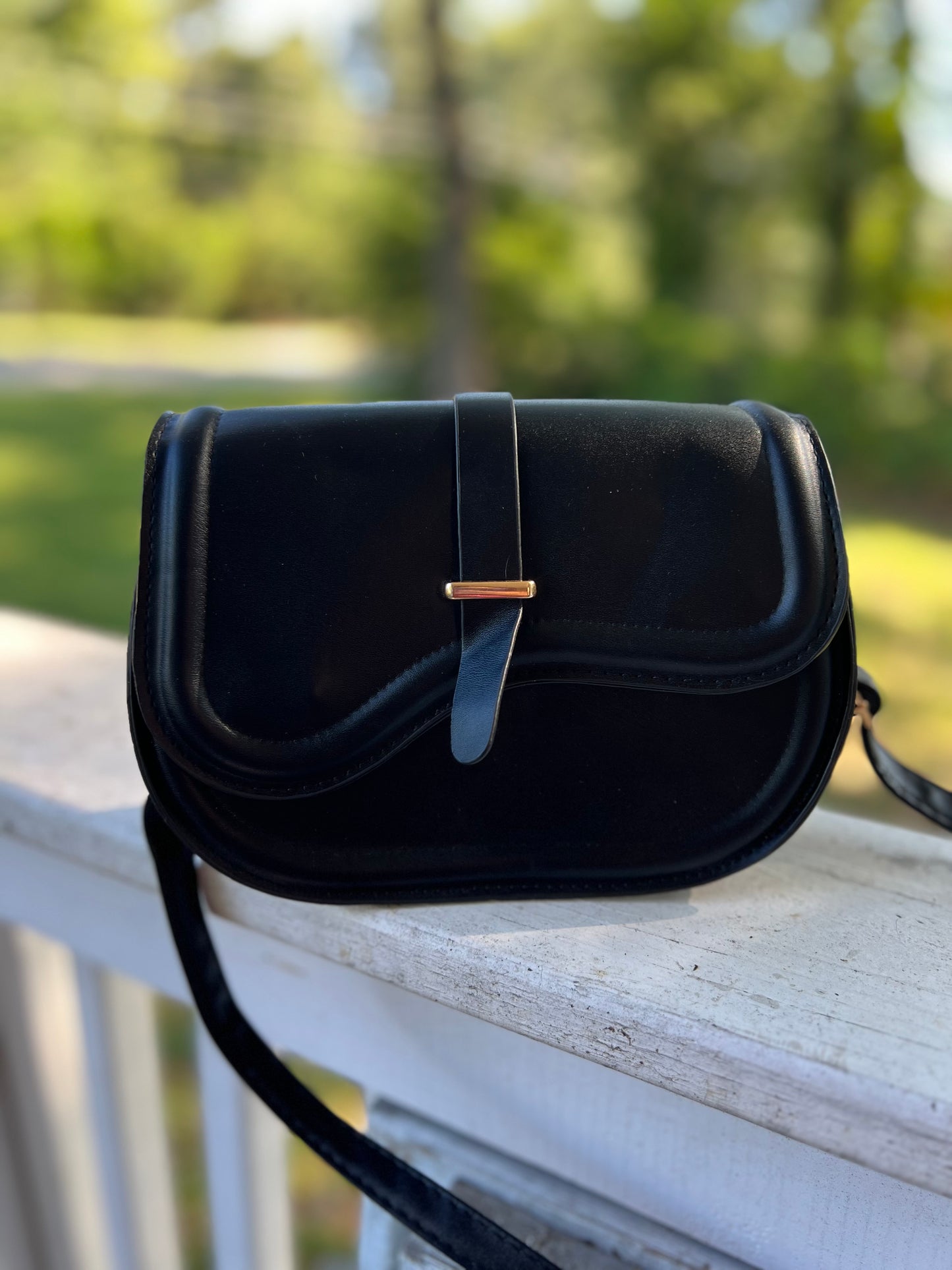 Black mini purse
