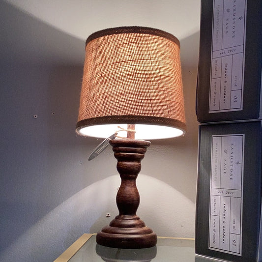 Small Wooden Lamp