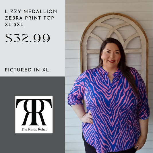 Lizzy Medallion Plus Size Top