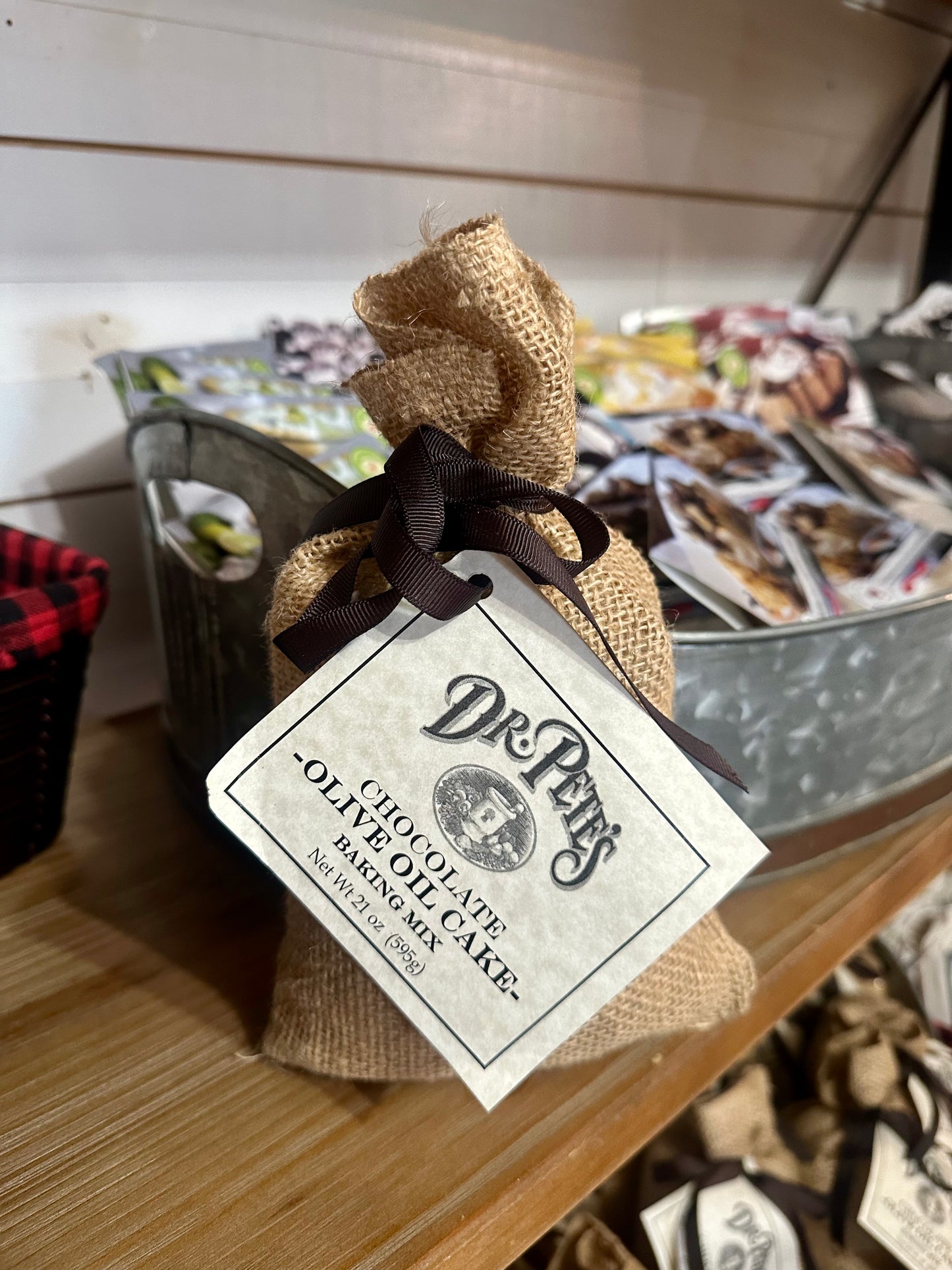 Mr. Pete’s chocolate olive oil cake mix