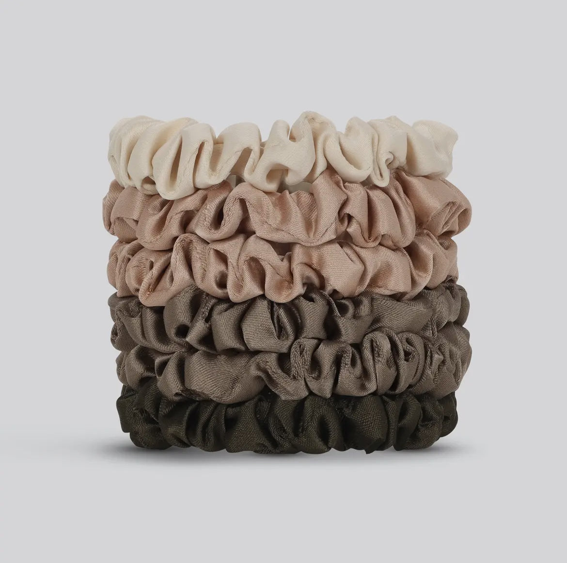 Kitsch Satin Scrunchies (set of 6)