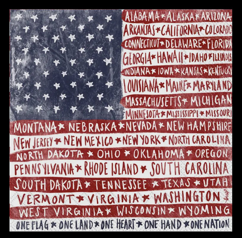 Paper Napkins - One Flag One Nation