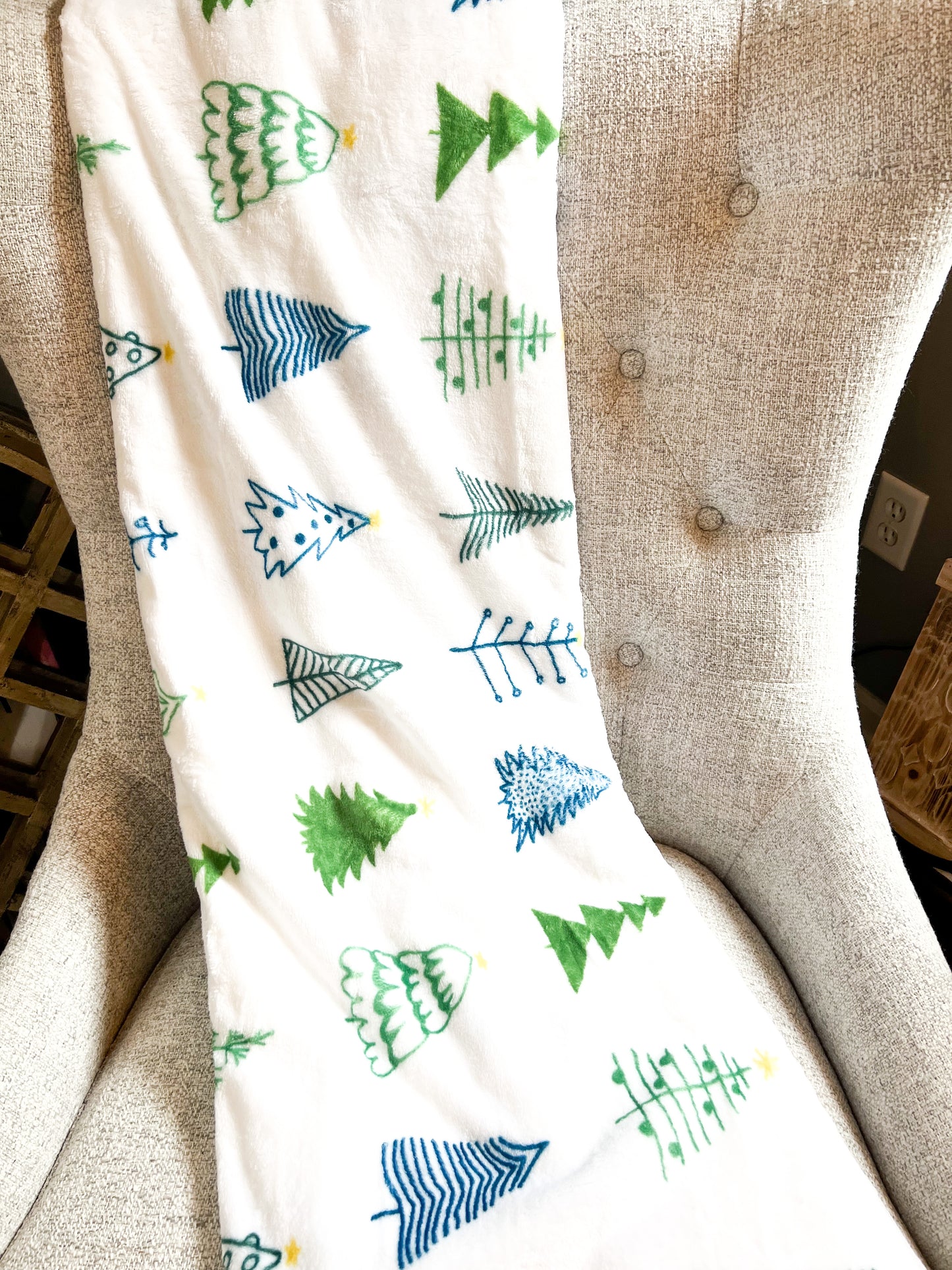 Christmas tree blanket