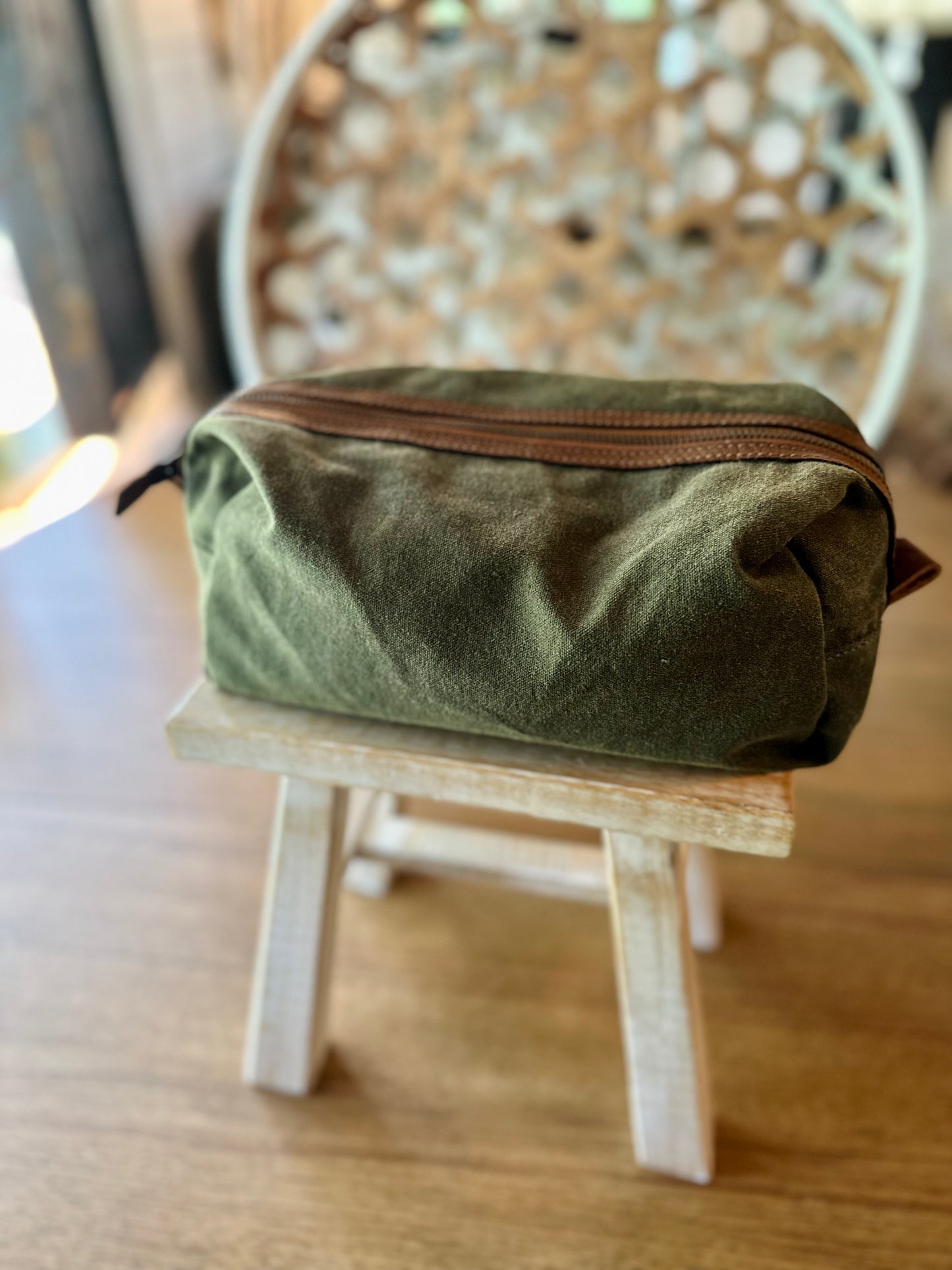Brexton Canvas Shave Bag