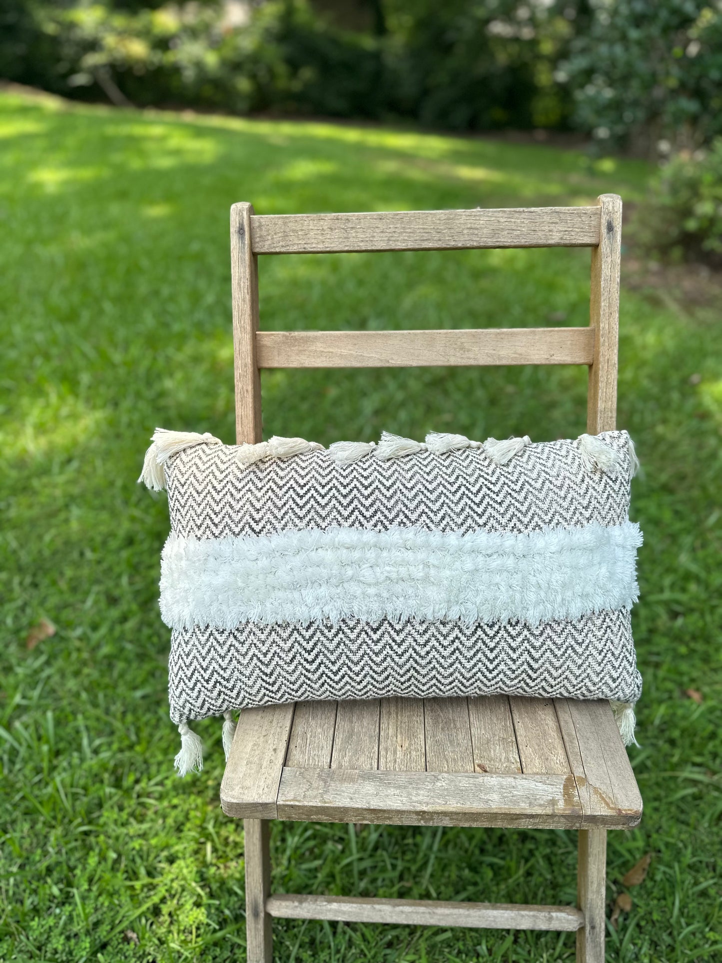 Chevron Tassle Pillow