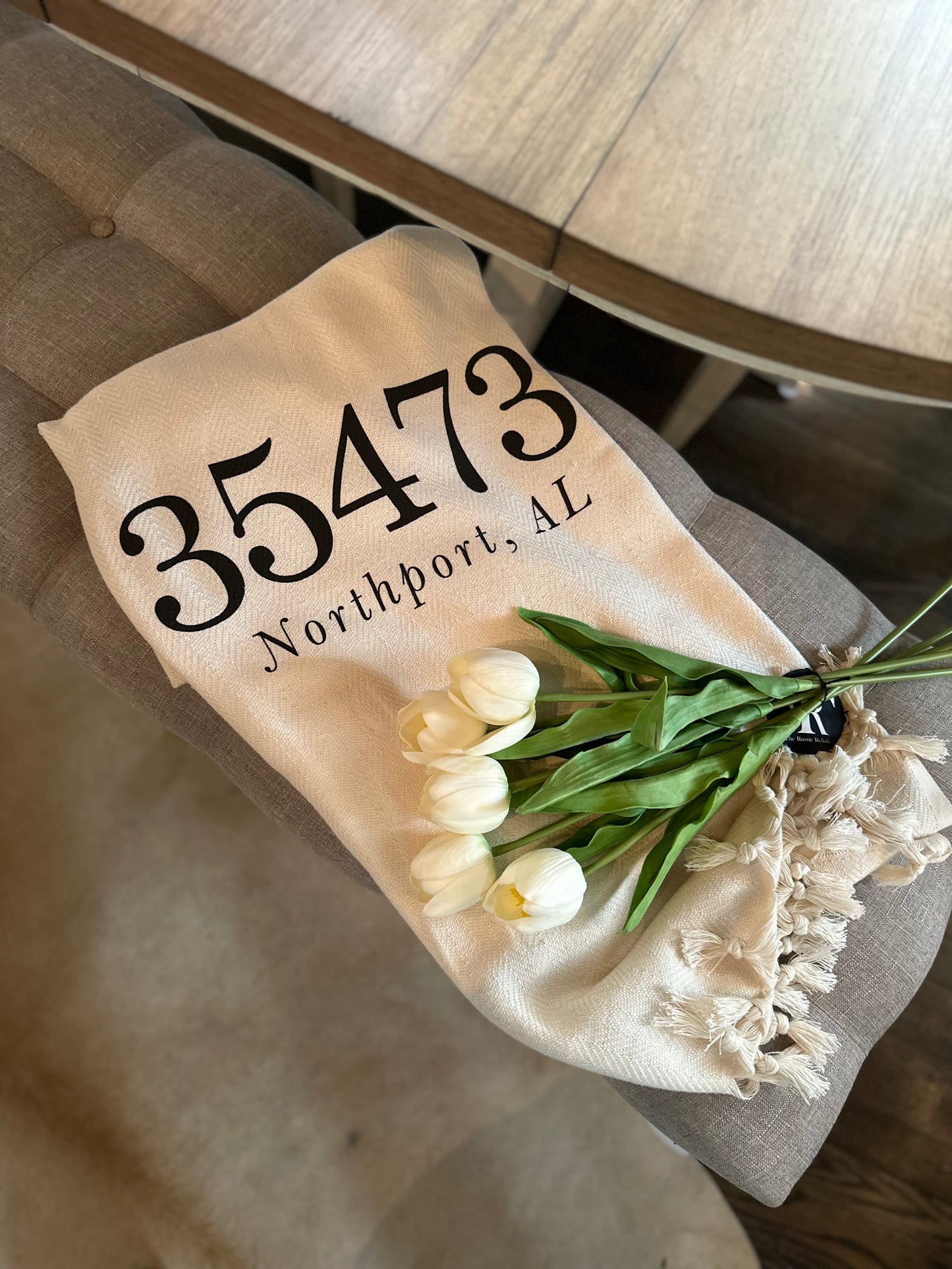 Zip Code Throw Blanket