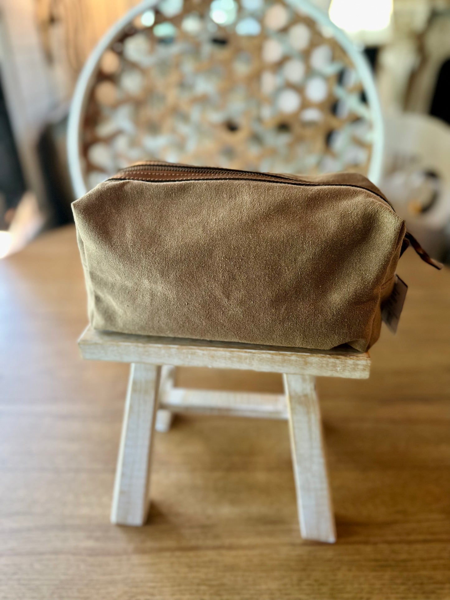 Brexton Canvas Shave Bag