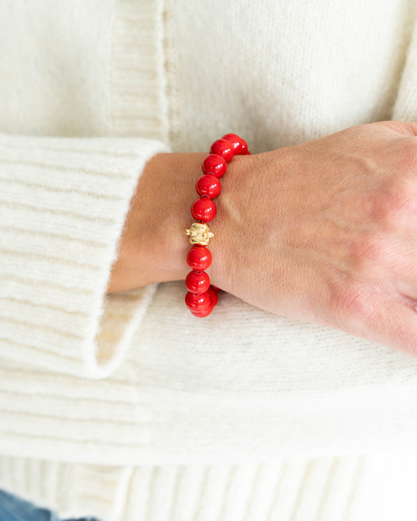Susan Shaw Red Bentley Stone Bracelet