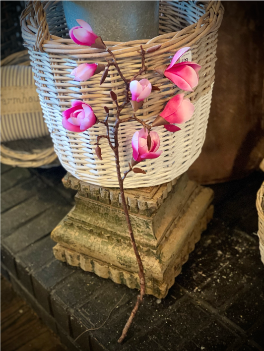 Chinese Magnolia Faux Floral Stem