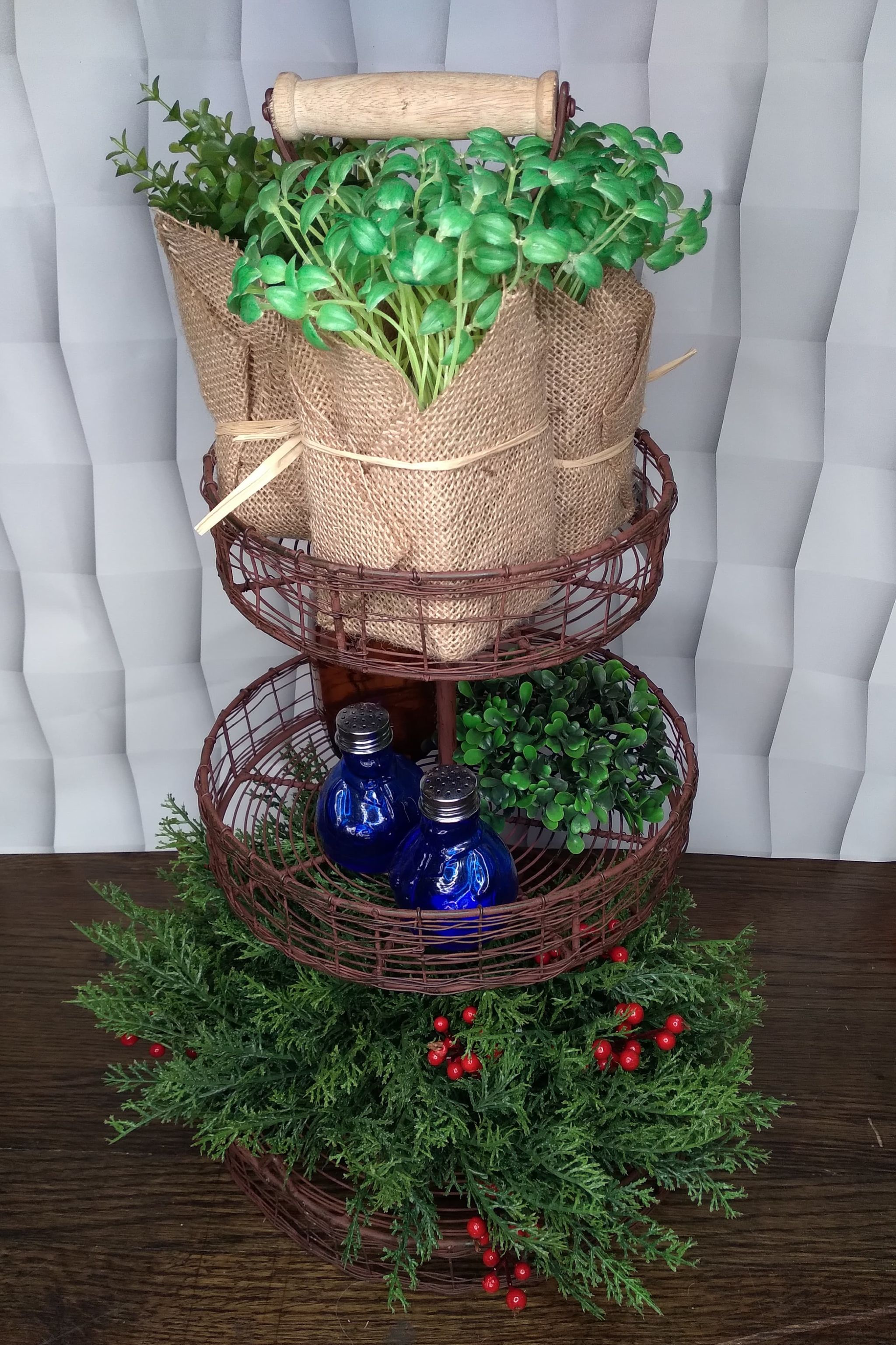 ThreeTiered Wire Basket Trays The Rustic Rehab