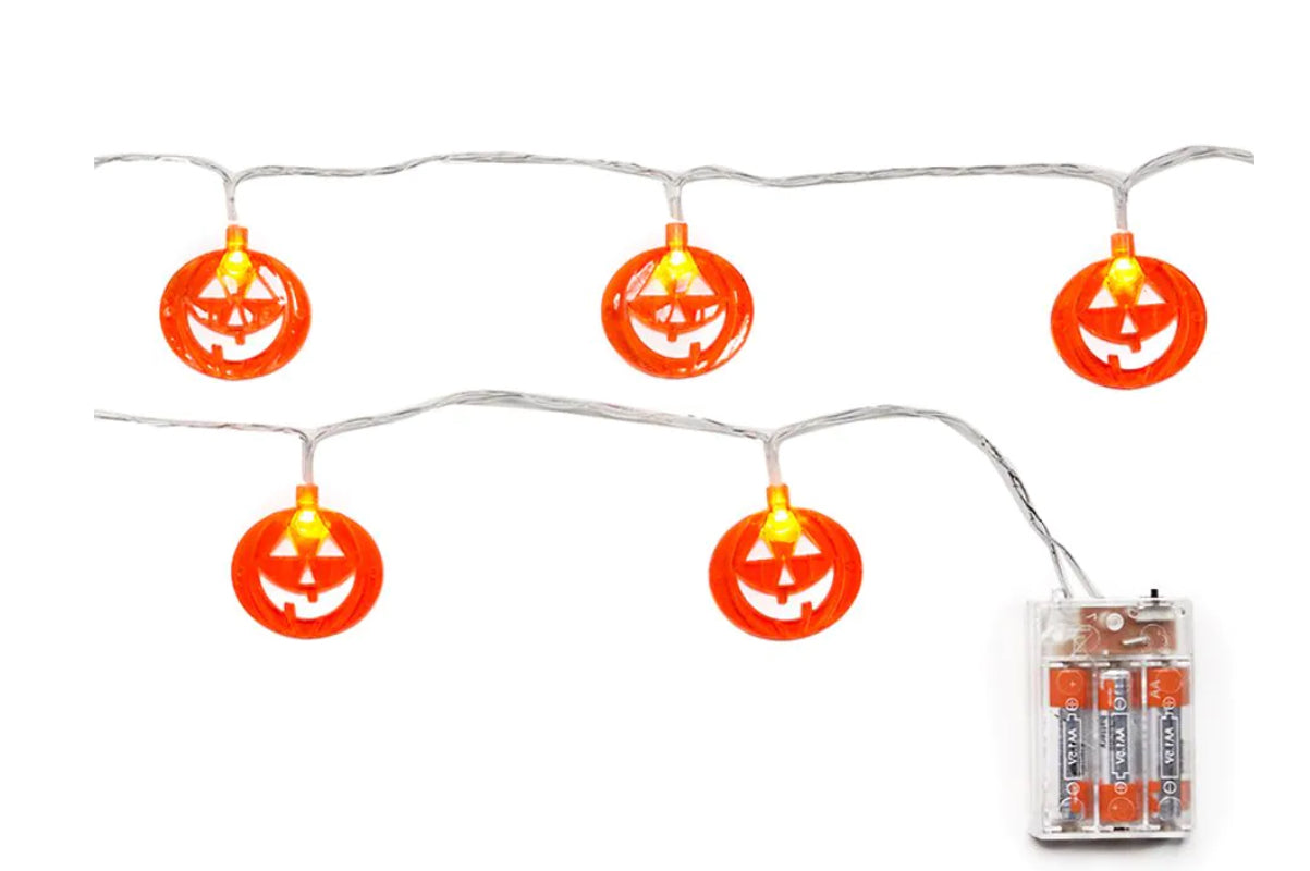 LED string light Jack-o-lantern