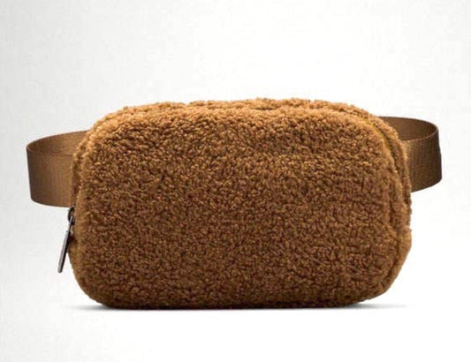 Cinnamon Sherpa Belt Bag