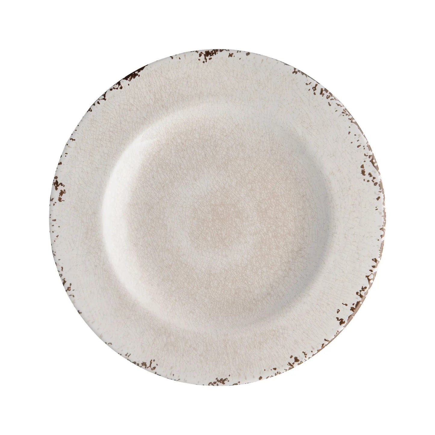 Crackle Dinner Plate