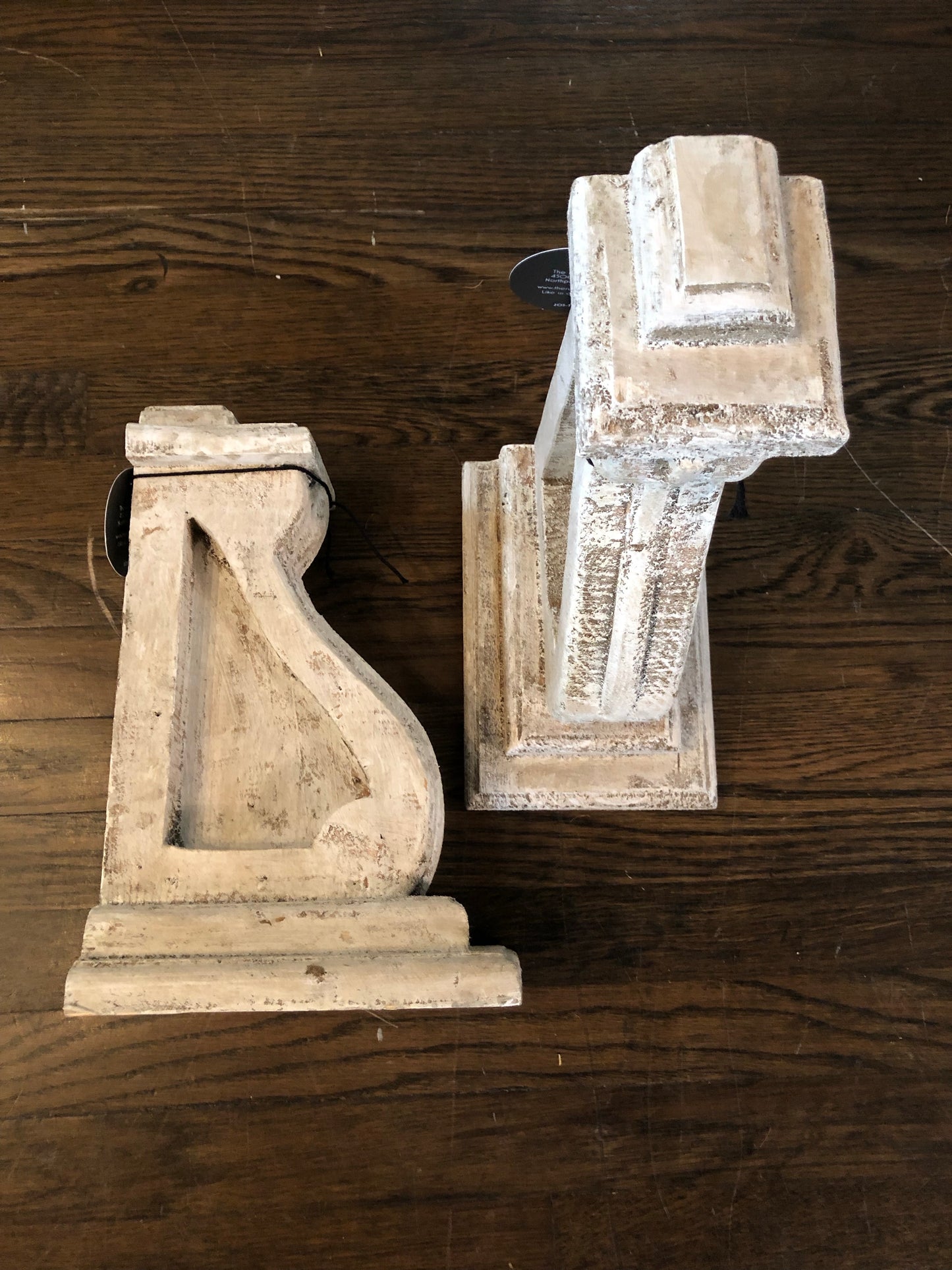 White Distressed Corbel